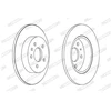 Image de Disque De Frein Ferodo Ddf1423c Audi;Seat