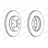 Image de Disque De Frein Ferodo Ddf1529c Hyundai