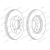 Image de Disque De Frein Ferodo Ddf1612c Kia