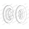 Image de Disque De Frein Ferodo Ddf1698c Volkswagen