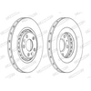 Image de Disque De Frein Ferodo Ddf1727c Renault
