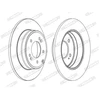 Image de Disque De Frein Ferodo Ddf1787c Hyundai;Kia