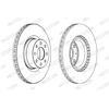 Image de Disque De Frein Ferodo Ddf1298c Fiat;Opel