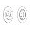 Image de Disque De Frein Ferodo Ddf1645c Toyota