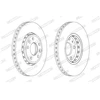 Image de Disque De Frein Ferodo Ddf1726c Renault