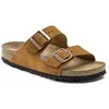 Image de Birkenstock - Arizona SFB Suede Leather - Sandales Mink - 40 - Normal