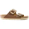 Image de Birkenstock Sandales Arizona Big Buckle Natural Leather Oiled Narrow EU 37