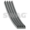 Image de Courroie Multi-V Swag 20928784 Audi;Bmw;Fiat;Hyundai;Kia;Lancia;Mazda;Nissan;Skoda;Subaru;Suzuki;Toyota;Volkswagen
