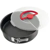 Image de Dr. Oetker 1010 moule à charnière rond avec couvercle de transport 26 cm, moule à manqué couvercle, moule gateau rond, moule à gâteau avec charnière, Acier, 26 cm en occasion ou reconditionné