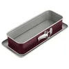 Image de Dr.Oetker 2479 Moule à cake à charnière, moule rectangle à charnière, moule à gâteau rectangulaire, moule à cake, Acier inoxydable, Bordeaux, 30 x 12 cm en occasion ou reconditionné