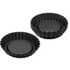 Image de Lot de 6 moules à tartelettes 10 cm Black Metallic