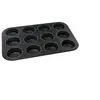 Image de Moule à muffins 12 empreintes 38 x 26 cm Black Metallic