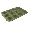 Image de Moule à muffins 12 empreintes 38 x 26 cm Zenker Green Vision