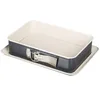 Image de Zenker 7821 Moule à gâteaux rectangulaire à charnière, moule rectangle, plat à four, plat à gratin, moule à gâteaux avec plateau, revêtement antiadhésif ILAG Ultimate, 28 x 18 x 7 cm en occasion ou reconditionné