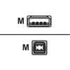 Image de - Câble USB - USB type B (M) pour USB (M) - USB 2.0 - 5 m - noir