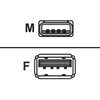 Image de - Rallonge de câble USB - USB (F) pour USB (M) - USB 2.0 - 2 m - noir