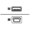 Image de Sharkoon - Câble Usb - Usb A 4 Broches, Type A (M) - Mini Usb Type B (M) - 3 M ( Usb / Usb 2.0 ) - Noir