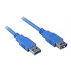 Image de - Rallonge de câble USB - USB type A (F) pour USB type A (M) - USB 3.0 - 1 m - noir