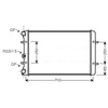 Image de Radiateur, Refroidissement Du Moteur Ai2155 Ava Quality Cooling Ava Quality Cooling Ai2155 Audi;Seat;Skoda;Volkswagen