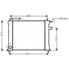 Image de Radiateur, Refroidissement Du Moteur Au2110 Ava Quality Cooling Ava Quality Cooling Au2110 Mg;Rover