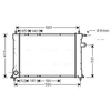Image de Radiateur, Refroidissement Du Moteur Au2111 Ava Quality Cooling Ava Quality Cooling Au2111 Mg;Rover