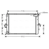 Image de Radiateur, Refroidissement Du Moteur Au2152 Ava Quality Cooling Ava Quality Cooling Au2152 Mg;Rover