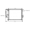 Image de Radiateur, Refroidissement Du Moteur Bw2121 Ava Quality Cooling Ava Quality Cooling Bw2121 Bmw