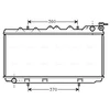 Image de Radiateur, Refroidissement Du Moteur Dn2114 Ava Quality Cooling Ava Quality Cooling Dn2114 Nissan