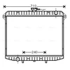 Image de Radiateur, Refroidissement Du Moteur Dn2148 Ava Quality Cooling Ava Quality Cooling Dn2148 Ford;Nissan
