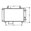 Image de Radiateur, Refroidissement Du Moteur Pe2081 Ava Quality Cooling Ava Quality Cooling Pe2081 Citroen;Fiat;Peugeot