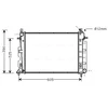 Image de Radiateur, Refroidissement Du Moteur Sb2026 Ava Quality Cooling Ava Quality Cooling Sb2026 Saab