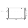 Image de Radiateur, Refroidissement Du Moteur St2021 Ava Quality Cooling Ava Quality Cooling St2021 Seat;Volkswagen