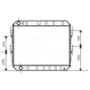 Image de Radiateur, Refroidissement Du Moteur To2134 Ava Quality Cooling Ava Quality Cooling To2134 Toyota