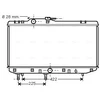 Image de Radiateur, Refroidissement Du Moteur To2151 Ava Quality Cooling Ava Quality Cooling To2151 Toyota