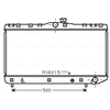 Image de Radiateur, Refroidissement Du Moteur To2181 Ava Quality Cooling Ava Quality Cooling To2181 Toyota
