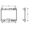 Image de Radiateur, Refroidissement Du Moteur To2259 Ava Quality Cooling Ava Quality Cooling To2259 Toyota