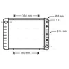 Image de Radiateur, Refroidissement Du Moteur Vo2028 Ava Quality Cooling Ava Quality Cooling Vo2028 Volvo