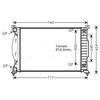 Image de Radiateur, Refroidissement Du Moteur Ai2202 Ava Quality Cooling Ava Quality Cooling Ai2202 Audi;Seat