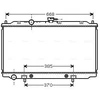 Image de Radiateur, Refroidissement Du Moteur Dn2219 Ava Quality Cooling Ava Quality Cooling Dn2219 Nissan