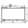 Image de Radiateur, Refroidissement Du Moteur Mz2160 Ava Quality Cooling Ava Quality Cooling Mz2160 Mazda