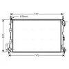 Image de Radiateur, Refroidissement Du Moteur Ol2340 Ava Quality Cooling Ava Quality Cooling Ol2340 Cadillac;Fiat;Opel;Saab;Vauxhall