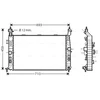Image de Radiateur, Refroidissement Du Moteur Ol2345 Ava Quality Cooling Ava Quality Cooling Ol2345 Opel;Vauxhall