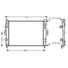 Image de Radiateur, Refroidissement Du Moteur Rt2306 Ava Quality Cooling Ava Quality Cooling Rt2306 Renault