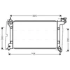 Image de Radiateur, Refroidissement Du Moteur To2302 Ava Quality Cooling Ava Quality Cooling To2302 Toyota
