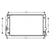 Image de Radiateur, Refroidissement Du Moteur To2295 Ava Quality Cooling Ava Quality Cooling To2295 Toyota