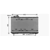 Image de Radiateur, Refroidissement Du Moteur To2297 Ava Quality Cooling Ava Quality Cooling To2297 Toyota