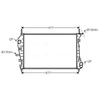 Image de Radiateur, Refroidissement Du Moteur Fda2376 Ava Quality Cooling Ava Quality Cooling Fda2376 Ford