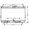 Image de Radiateur, Refroidissement Du Moteur Hy2114 Ava Quality Cooling Ava Quality Cooling Hy2114 Hyundai