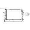 Image de Radiateur, Refroidissement Du Moteur Ola2381 Ava Quality Cooling Ava Quality Cooling Ola2381 Opel;Vauxhall