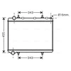 Image de Radiateur, Refroidissement Du Moteur Pe2259 Ava Quality Cooling Ava Quality Cooling Pe2259 Citroen;Peugeot
